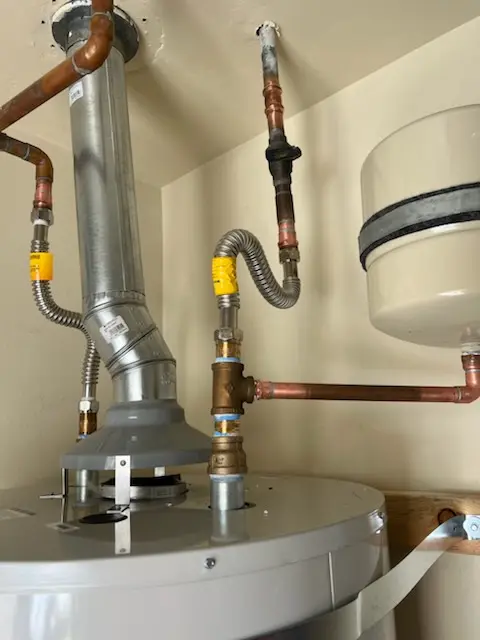 Water heater installation and plumbing repair in Delphi